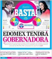 Portada de Diario Basta (México)