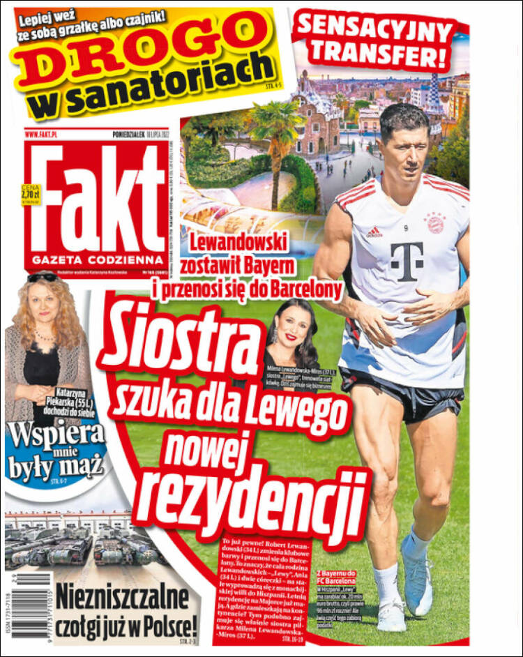 Portada de Fakt (Polonia)