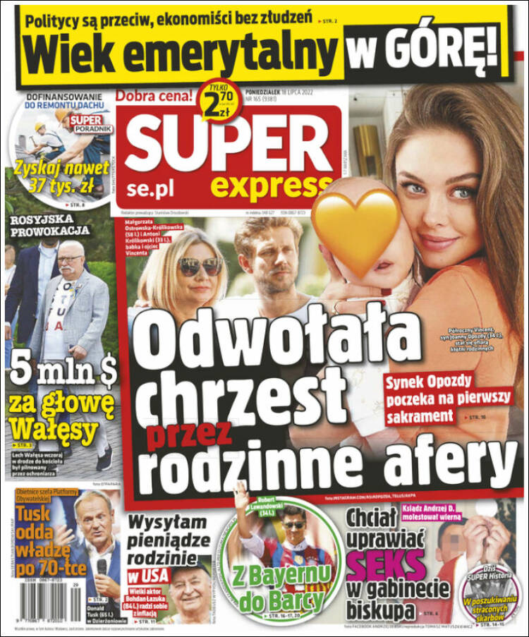 Portada de Super Express (Polonia)