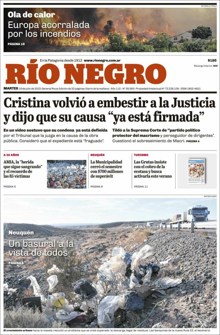 Portada de Rio Negro (Argentina)