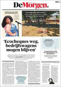 Portada de De Morgen (Belgique)