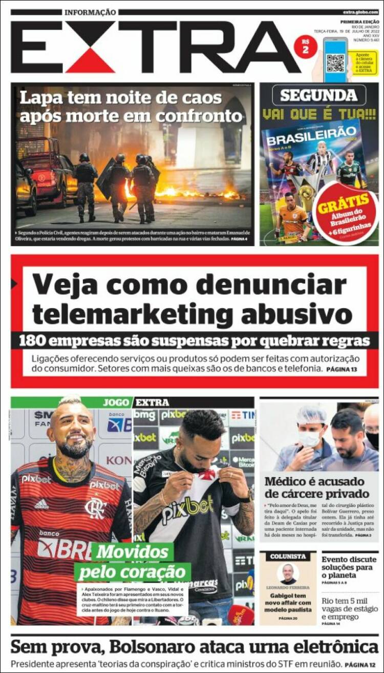 Portada de Extra (Brasil)