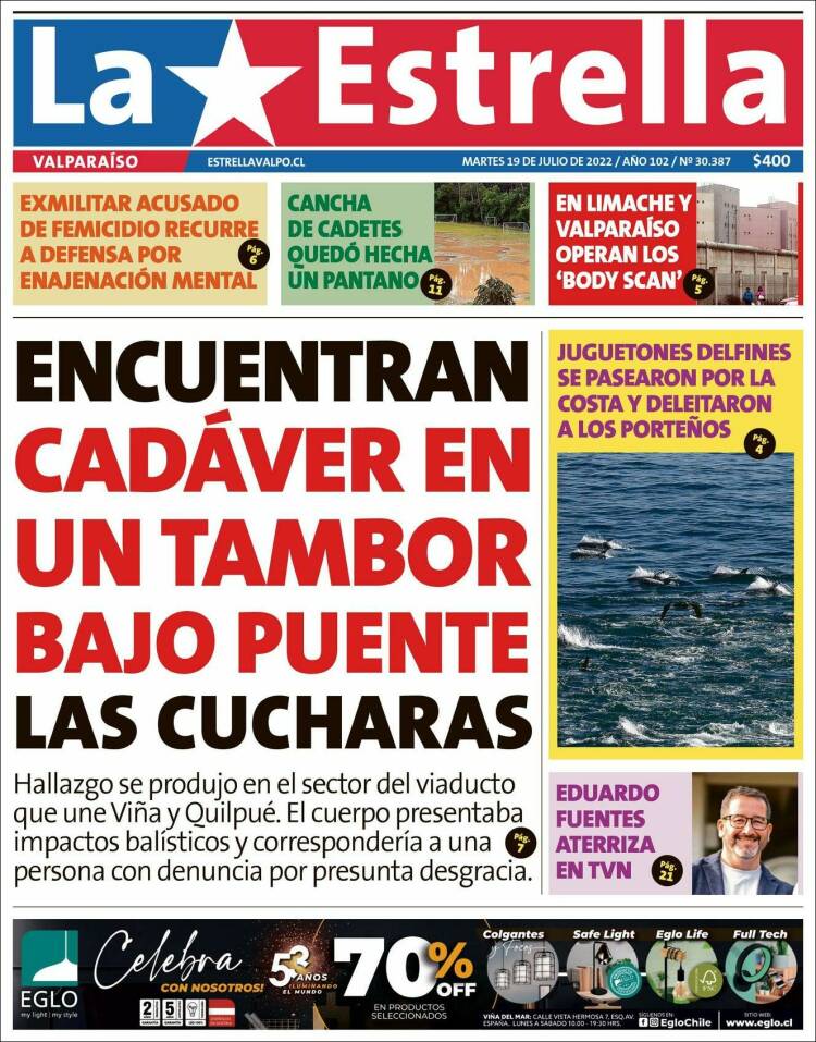 Portada de Estrella de Valparaiso (Chile)