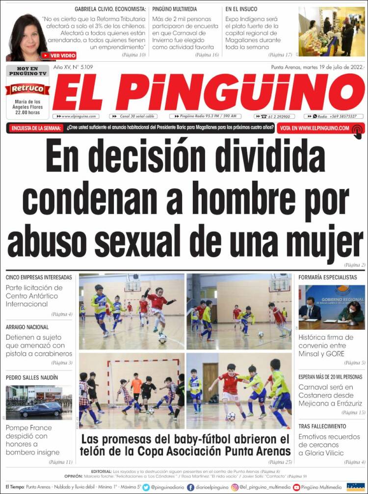 Portada de El Pingüino (Chile)