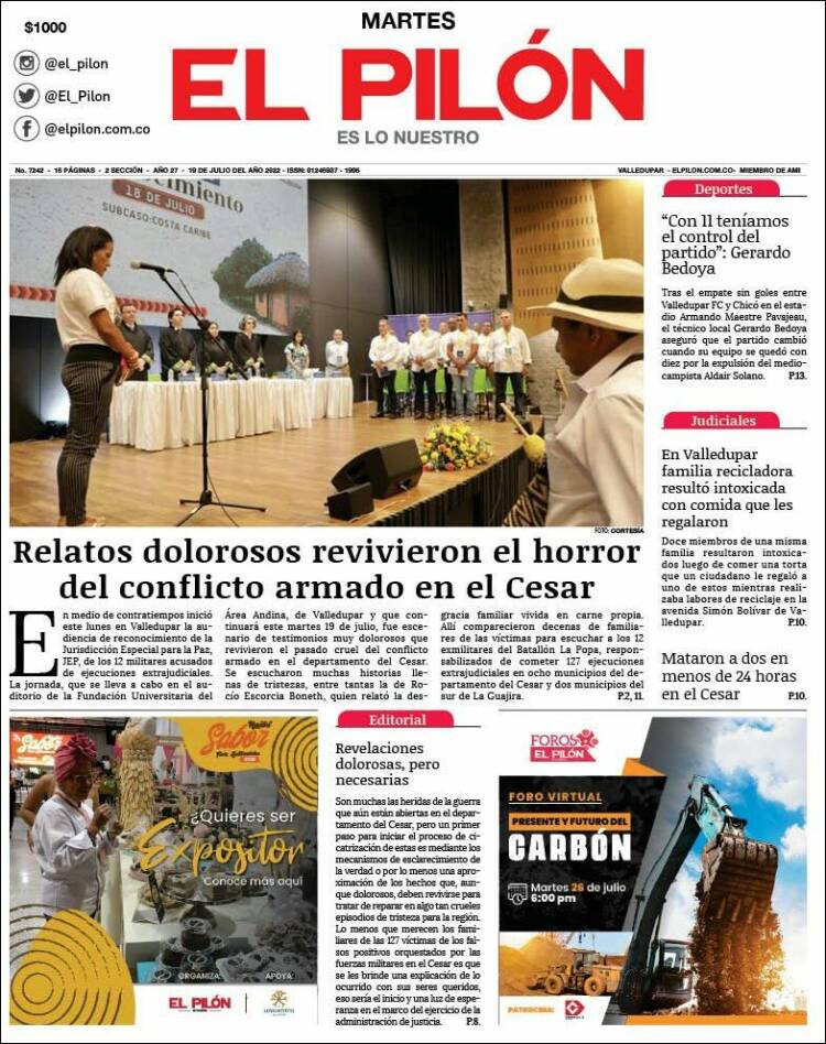 Portada de El Pilón (Colombia)