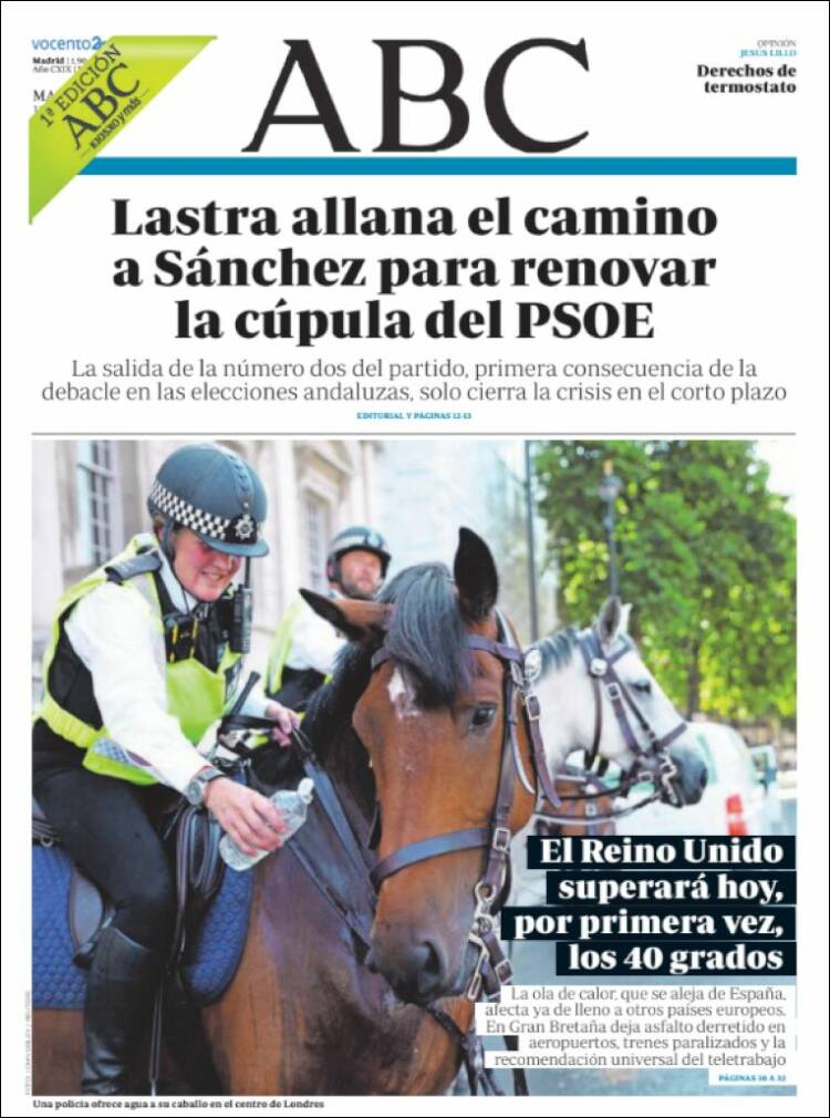 Portada de ABC (España)