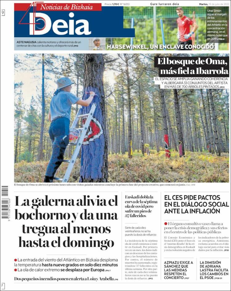 Portada de Deia (España)