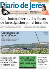 Portada de Diario de Jerez (España)