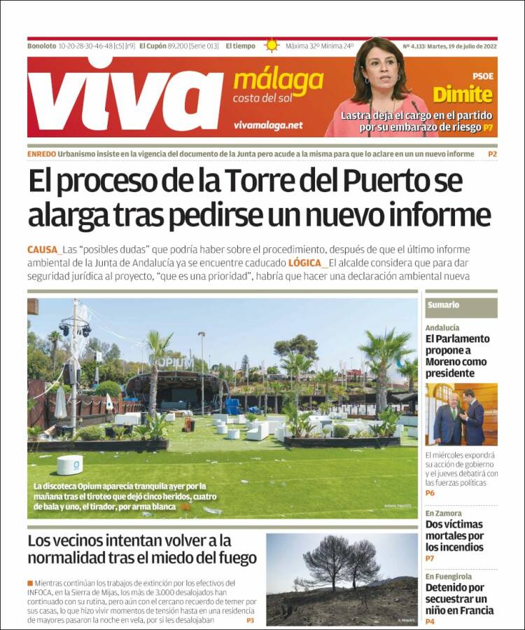 Portada de Viva Málaga (España)