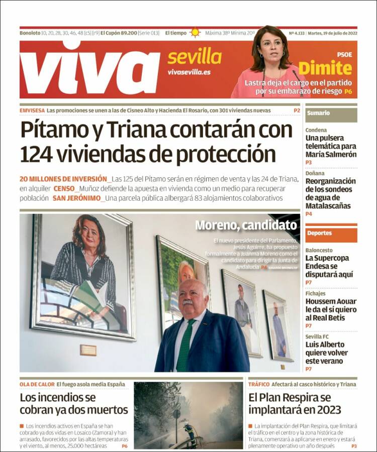 Portada de Viva Sevilla (España)