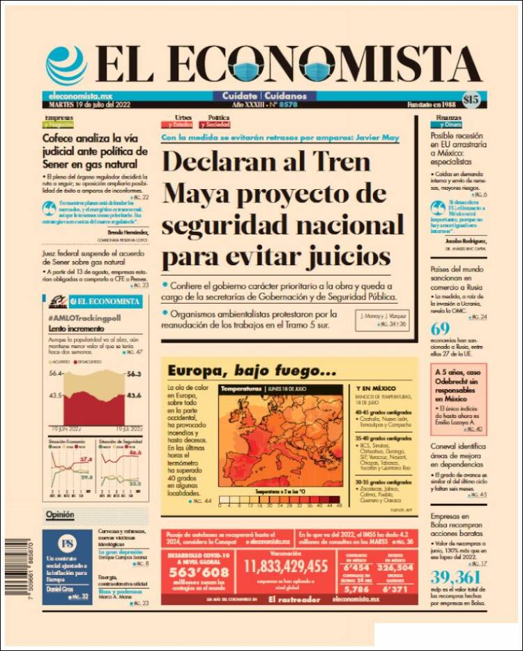 Portada de El Economista (M&eacute;xico)