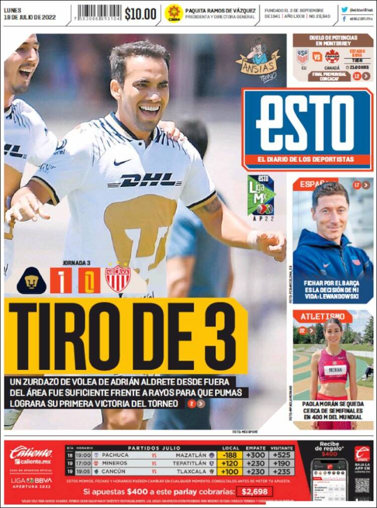 Portada de Esto (M&eacute;xico)