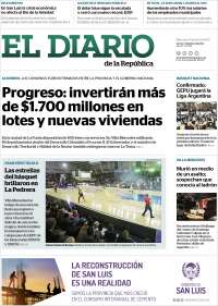 Portada de Diario de la República (Argentina)