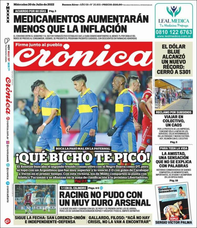 Portada de La Voz del Chaco (Argentina)