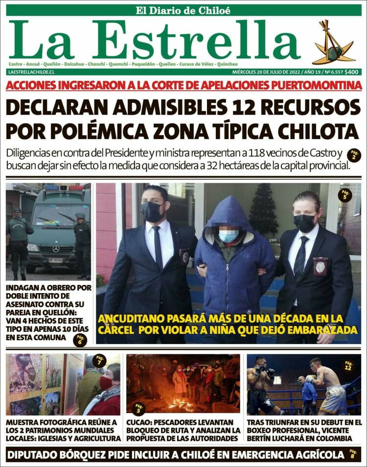 Portada de Estrella de Chiloé (Chili)