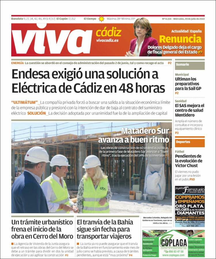 Portada de Información - Cadiz (España)