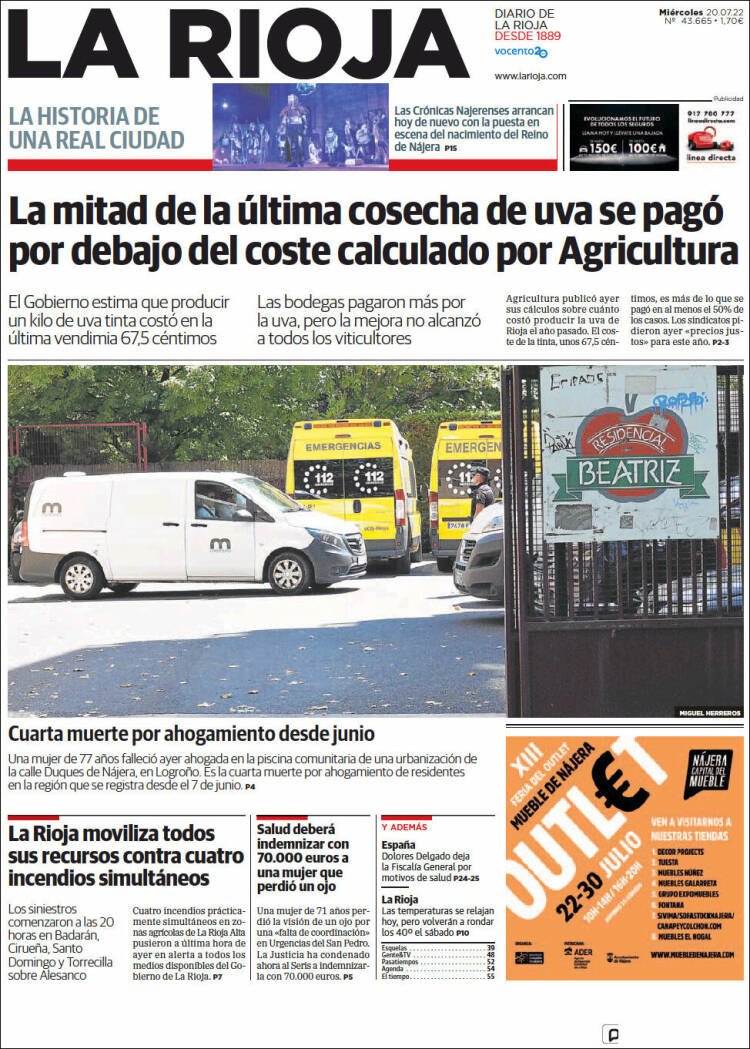 Portada de La Rioja (España)