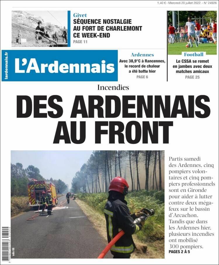 Portada de L'Ardenais (France)