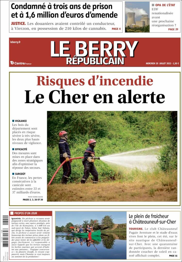 Portada de Berry Republicain (France)