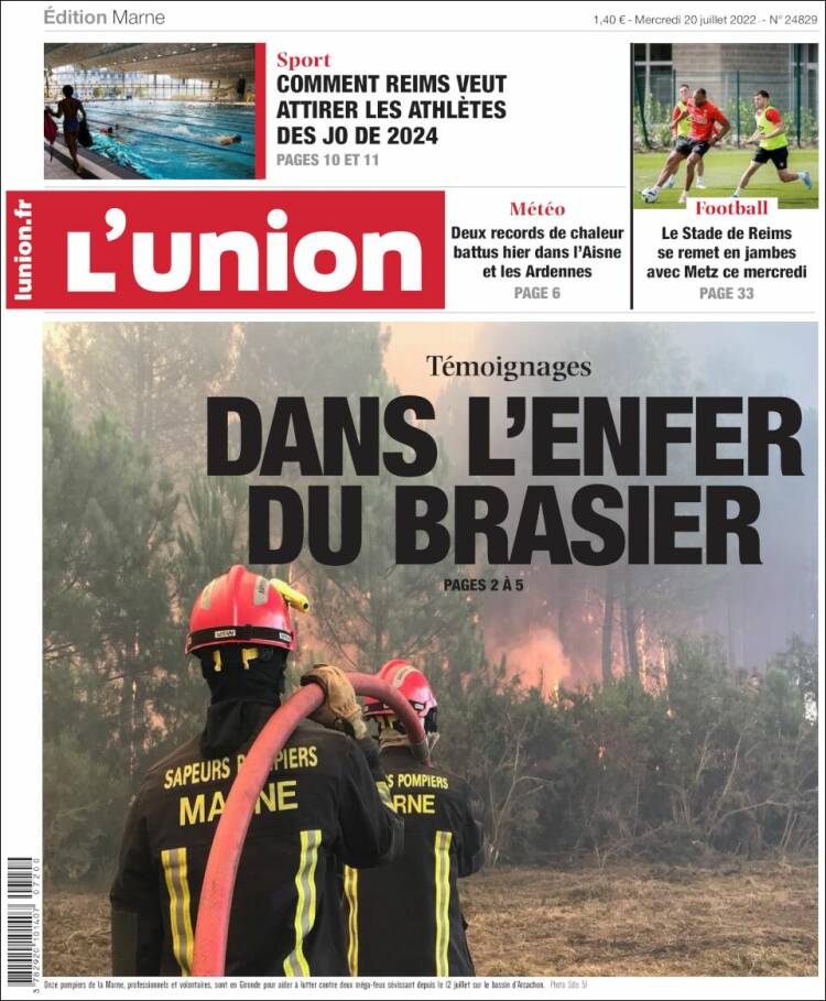 Portada de L'Union (France)