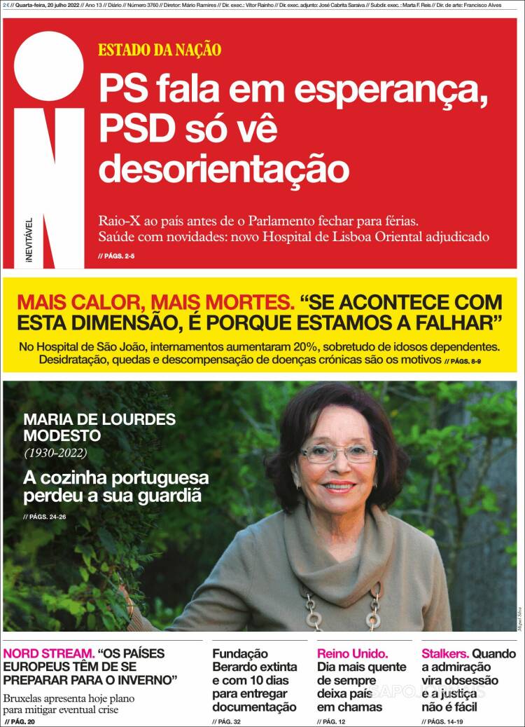 Portada de I - informação (Portugal)