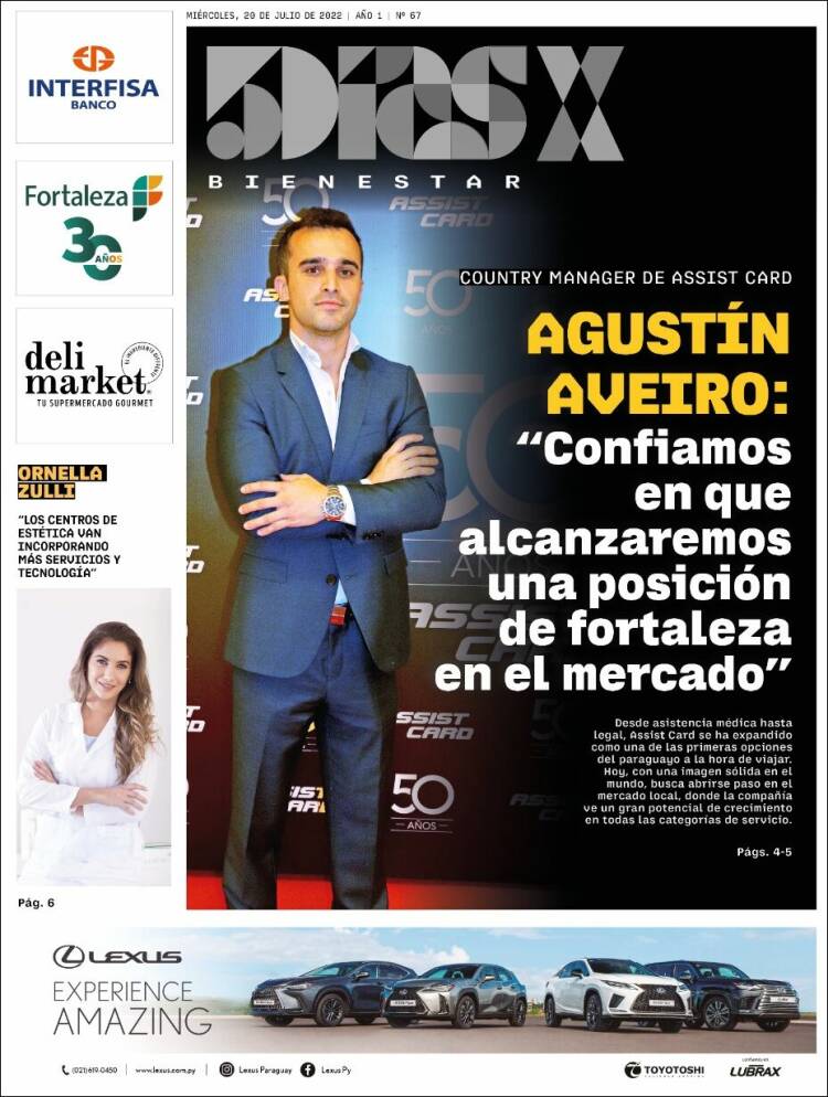 Portada de 5 Días (Paraguay)