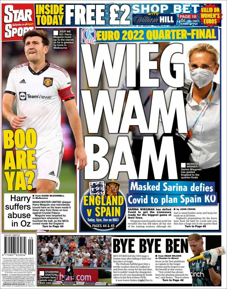 Portada de Star Sport (Royaume-Uni)