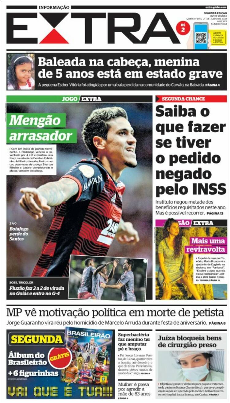 Portada de Extra (Brasil)
