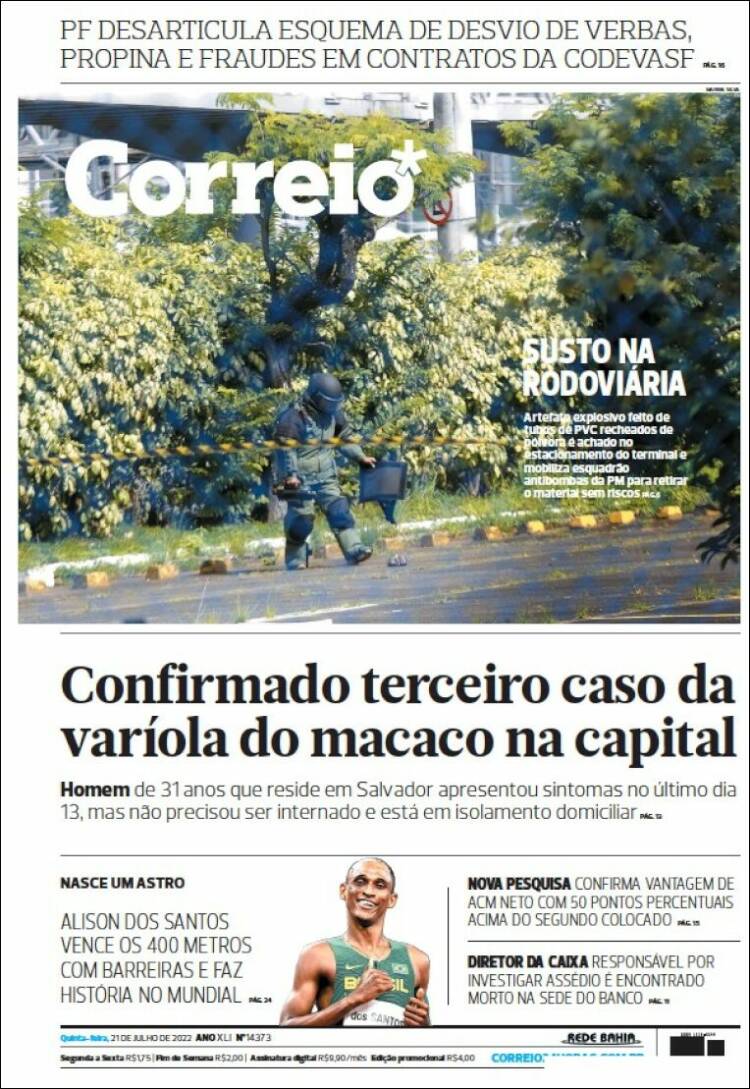 Portada de Correio* (Brasil)