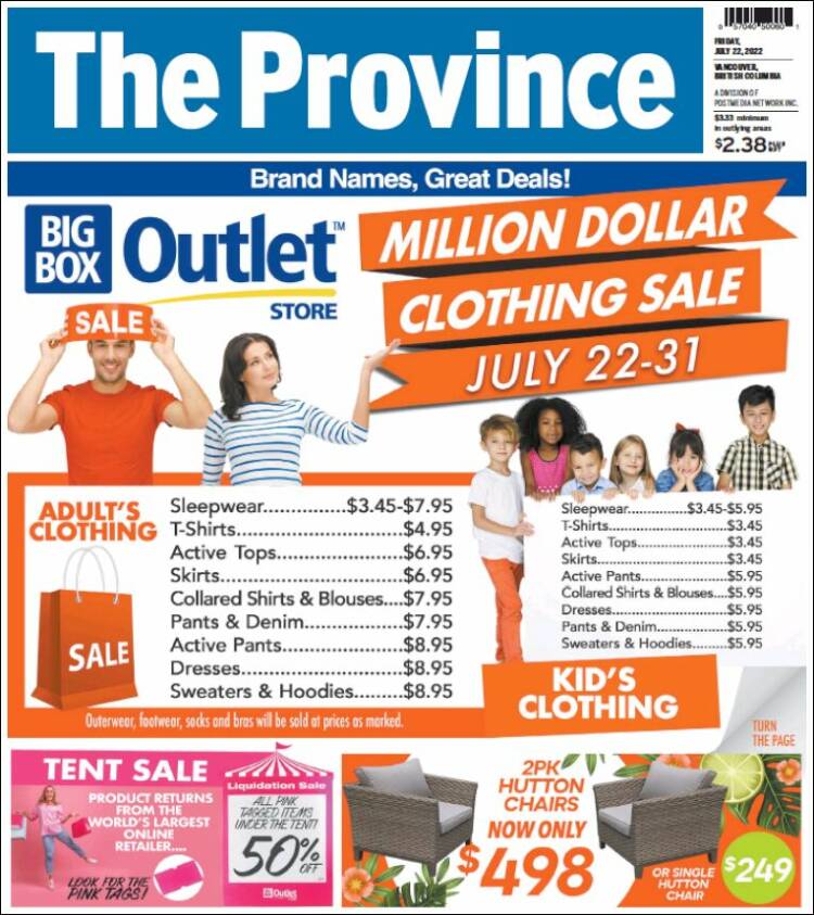 Portada de The Province (Canada)