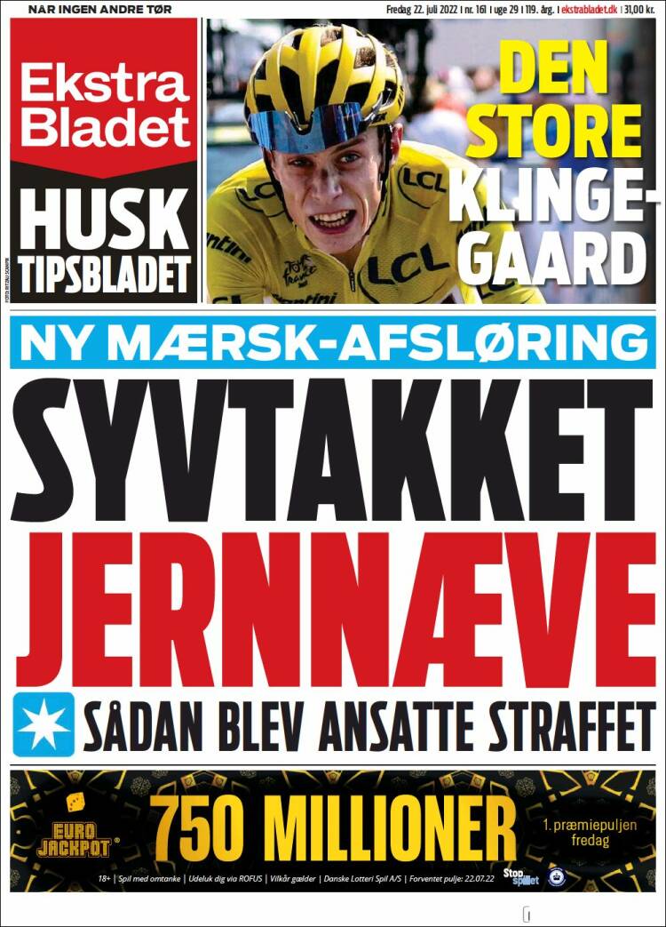 Portada de Ekstra Bladet (Denmark)