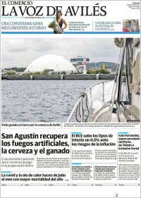 Portada de El Comercio - Avilés (Espa&ntilde;a)