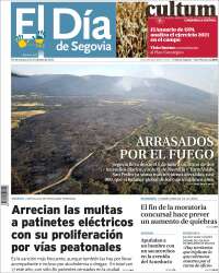 Portada de El Día de Segovia (Espa&ntilde;a)