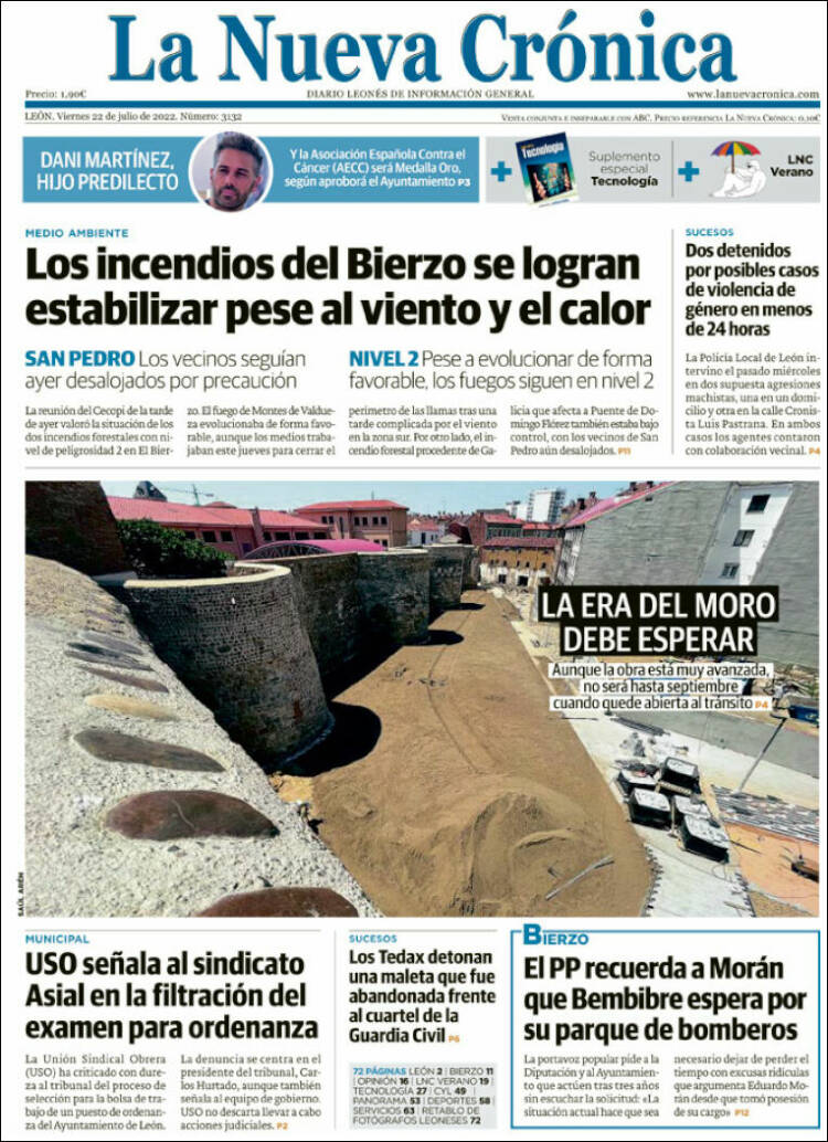 Portada de La Nueva Crónica (Espa&ntilde;a)