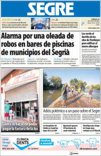 Portada de Segre  (Espa&ntilde;a)
