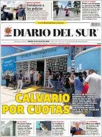 Portada de El Diario del Sur (Mexico)