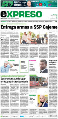 Portada de Expreso (Mexico)