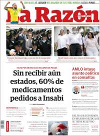 Portada de La Razón (Mexico)