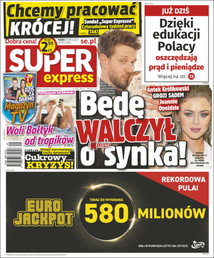 Portada de Super Express (Polonia)