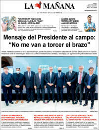 Portada de Diario La Mañana (Argentina)