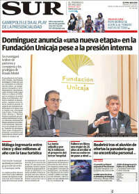 Portada de Diario el Sur (España)