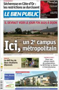 Portada de Le Bien Public (Francia)