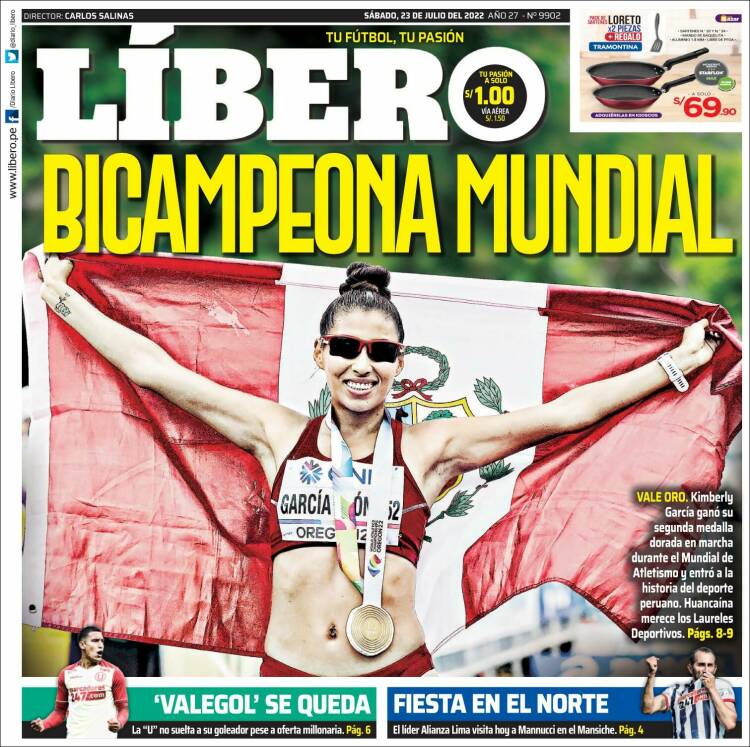Portada de Líbero (Per&uacute;)