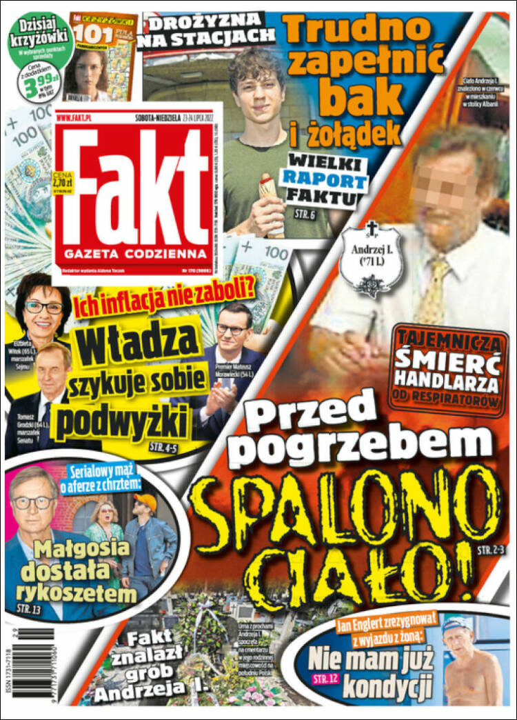 Portada de Fakt (Polonia)
