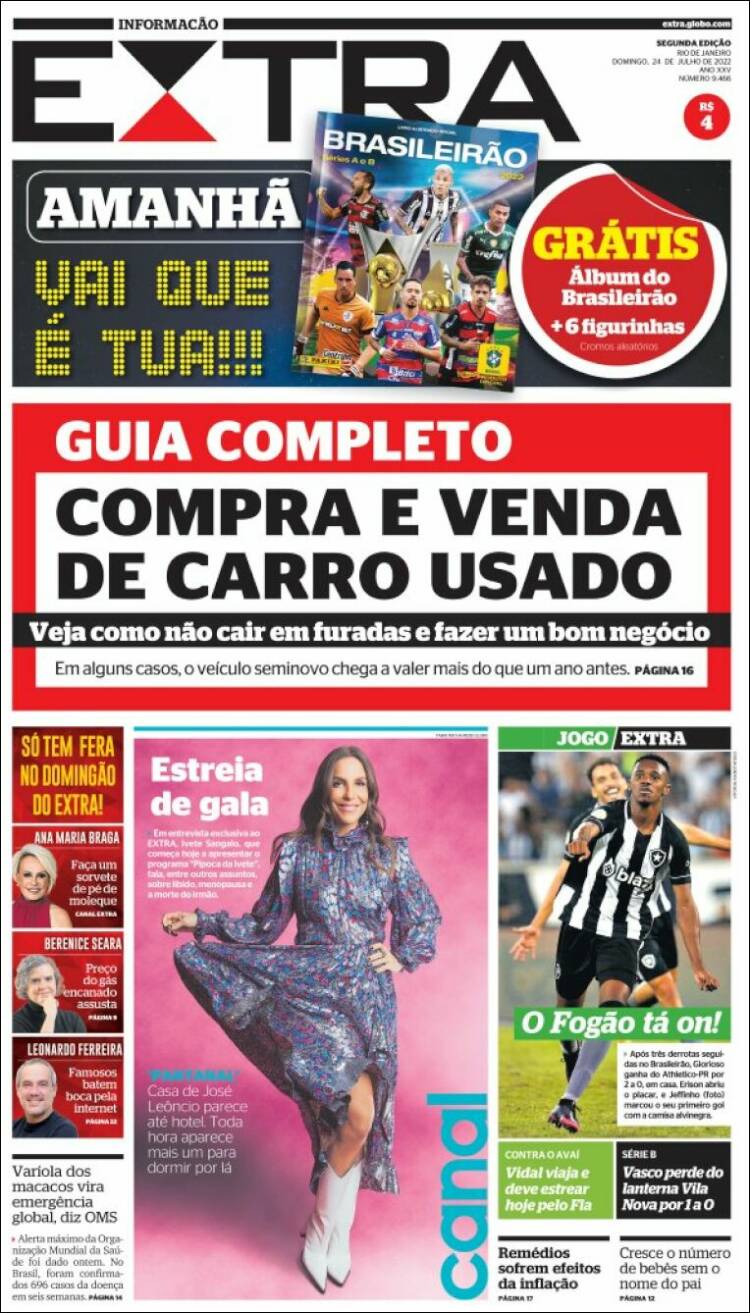 Portada de Extra (Brasil)