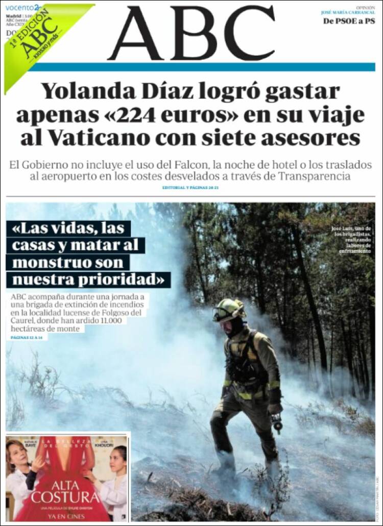 Portada de ABC (España)