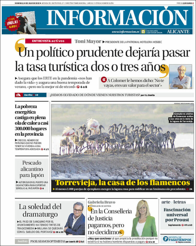Portada de Diario Información (España)