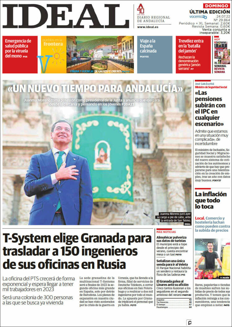 Portada de Ideal (España)