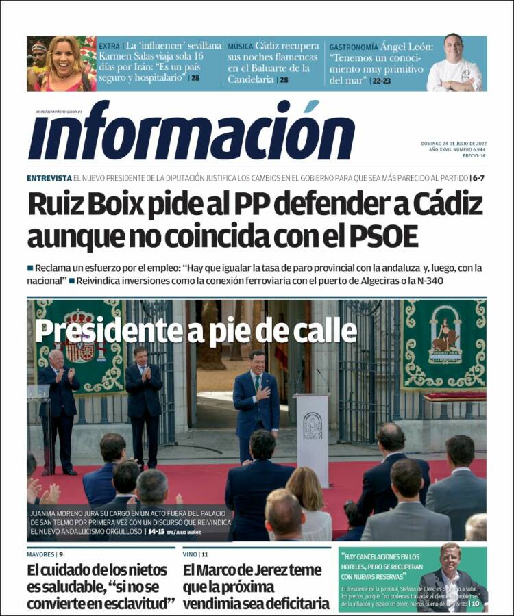 Portada de Información - Jerez (España)