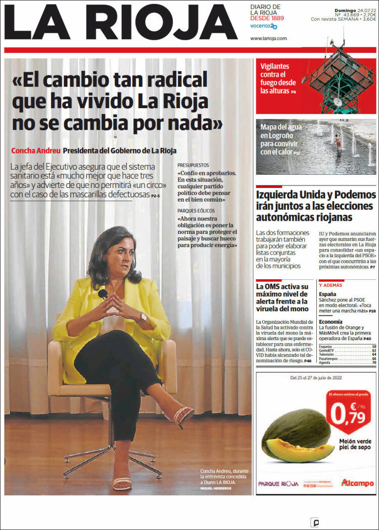 Portada de La Rioja (España)
